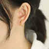Stud S'STEEL Double Irregular Stud Earring 925 Pure Silver For Women Minimalism Designer Pierced Ears Fine Body Jewelry Accessories