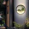 Vägglampa nordisk växt wandlampen creatieve nachtkastje slaapkamer troywzaal fälla woonkamer eenvoudige moderne gangpad wandlamp