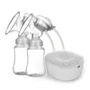 Breastpumps Electric Double Kit with 2 Milk Bottles USB Powerful Massager Baby Breastfeeding ctor 230519