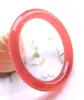 Bracelets Natural Red Strawberry Quartz Clear Bangle Bracelet Woman Men Strawberry 53mm 54mm 55mm 56mm 57mm 58mm 59mm 60mm AAAAAA