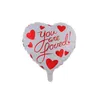 Party Favor 18 pouces ballons en forme de coeur Saint Valentin je t'aime feuille d'aluminium hélium décoration ballon 167 Drop Deliv Dhtrn