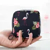 Kosmetiktaschen Hüllen Mini wasserdichte Damen Kosmetiktasche Mädchen Flamingo Lippenstift Make-up Taschen weiblich kleine Reise Make-up Tasche Organizer Case Kit