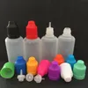 Tom oljeflaska Plastdroppflaskor för juice 3ml 5ml 10ml 15ml 20ml 30ml 50ml 100ml 120ml Med barnsäker lock grossist
