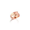 Pierścienie zespołowe Wysokiej jakości złoty pierścionek ze stali nierdzewnej spersonalizowany dostosuj grawerowaną nazwę dla kobiet i mężczyzn modna biżuteria Drezno Del dhvuk