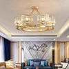 Pendant Lamps Nordic Modern Minimalist Ceiling Light Bedroom LED Lamp Living Room Personality Macaron Crystal Plus Iron Lighting