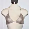 Érotique Sexy brillant Bikini complet strass soutien-gorge chaîne sous-vêtements corps chaîne strass scène discothèque performance vêtements 1207