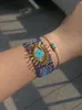 Bangle YUOKIAA Turkish Evil Eye Bracelets Sets for Women Mostacilla Miyuki Seed Beads Handmade Woven Charm Bracelet Pulsera Jewelry