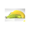 Party Favor 6x2cm Mini LED Light Flashlight Banana Key Rings Creation Safe Bag Phone Car Pendant Keychain Xmas Toys Drop Deliv Dhjqv
