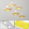 Kolye lambaları Led Restoran Chandelier 5 Modern Basit Yaratıcı Kişilik Akrilik Yemek Üreticileri Toptan