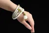 Bangle Originele Witte Jades Bodhi Kralen Vrouwelijke Kralen Armband 108 Mala Een Cargo Groene Bodhi Lotus Armband Yoga Sieraden