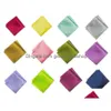 Other Household Sundries Fashion Hankerchief Pocket Square Napkin Kerchief Mocket Mens Noserag For Cocktail Party Wedding Christmas Dhpgb