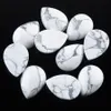 Contas de cabochão de cristal 10 peças 18x25mm, lágrima, pedras preciosas naturais, cab, sem furo, ajuste diy, artesanato, joias reiki, pulseira de anel feminino tbu318