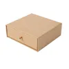 Boxes New Arrive 7 Colors Paper Drawer Box With Rivet Black Foam Insert Jewelry Packaging Boxes For Necklace Bracelet Earrings Gift