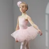 Dancewear balletjurk voor meisjes mouwloze ballet dancewear peuter ballet tuidard dans jurk tutu jurk kinderen dans rokken met tule 230520