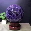 Strand Snqpnatural Amethyst Ball Ornament Stone Stone Decoração de alto grau Crystal Original Feng Shui Recruta Riqueza e