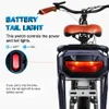 36V 30Ah e-bike batterie support arrière 18650 cellule 48V 20Ah 52V Batteries Lithium-Ion pour 500W 1000W 1500W Ebike vélo électrique