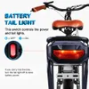 Batteria per bici elettrica da 36 V 30 Ah Portapacchi posteriore 18650 Batterie agli ioni di litio da 48 V 20 Ah 52 V per bicicletta elettrica Ebike da 500 W 1000 W 1500 W