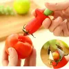 Kitchen Tools Strawberry Peeling Knife Stainless Steel Device Tomato Leaf Picking Core Home Convenient Red Environmentally
