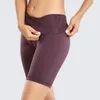 Running Shorts Crz Yoga Women's Nagie uczucie wysokiej zawartości Athletic dla kobiet treningowych - 8 cali