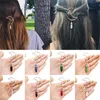 Haarclips Barrettes Retro Godin Charme Hollow Vintage Clip Moon Shape Pendant klem Pin Barrette sieraden accessoires