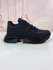 2023 nouveau top Luxurys Designer Hommes Causal Chaussures Mode Femme En Cuir À Lacets Plate-Forme Semelle Baskets Blanc Noir Hommes Femmes