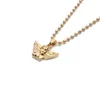 Pendant Necklaces Gold Color Angel Stainless Steel Necklace For Women Jewelry Guardian Single Layer