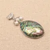 Pendanthalsband Fashion Natural Multicolor Outlet Abalone Shell Inlagd halsbandstillbehör Giftstenpärlor Y565