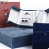 Boxes HighEnd Flannel Snap Double Open Jewelry Set Storage Gift Box Ring Stud Necklace Display Collection Box