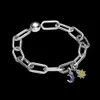 Bangle NEW 925 Sterling Silver Fixed buckle Bracelet Suit Suitable for Women To Wear Fashion Jewelry DIY Jewelry