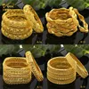 Bangle Aniid Indian Fashion 24k Gold Gold Branslet Bransoleta Prezenty Kobiety Party Bride Prezenty ślubne Marokańska biżuteria hurtowa