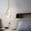 Lâmpadas pendentes Lâmpada LED Minimalista moderno para o restaurante Bedroom BAR Bar Creative Home Decoration Light Hanging Light
