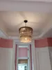 Pendant Lamps American Country Rope Chandelier Vintage Personality Hallway Bedroom Lamp Industrial Style