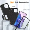 3in1 Military Heavy Duty Kickstand Phone Cases Pour iPhone 14 Pro Max 13 12 11 Pro Max XR XS 7 8 PLUS Samsung S22 S22 plus S23 S23 Ultra Dur PC Couverture Antichoc En Silicone Souple