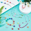 Crystal 10 Strand Colorful Handmade Polymer Clay Beads Strands Heishi Pärlor 6mm platt runda för DIY -smycken Hantverk Dekorförsörjning
