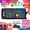 لـ Benz C W204 2011-2014 12.3 بوصة Android 12 شاشة Car Screen Accessories Auto Carplay Video Radio Sonitors Multimedia Player RHD