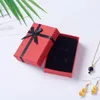 Boxes 24pcs Square Rectangle Cardboard Jewelry Set Boxes with Sponge for Necklace Rings Earrings Box Beading Supplies Packaoging Gift