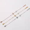 Bracelets Fashion Bracelet For Women Exquisite Rose Gold Letter Chhc Pearl High quality Steel And Titanium