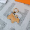 Modemusdesigner Diamond Design Car Keychain Bag Hanging Access Charm Pony Key Ring Fashion