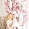 Dekoracja Balony Folii Rose Gold Heart Balloony Ballons urodziny Dekoracja ślubna balon baby shower