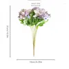 Fleurs décoratives artificielles de haute qualité soie Rose pivoine lavande hortensia hybride Bouquet bricolage maison mariage décoration faux