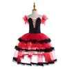 Dancewear Children's Professional Ballet Dress Performance Clothes Students 'Modern Dance Skirt Girls' Long Tutu Kjol 230520