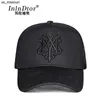 Ball Caps 2023 Nieuw zomermaas Ademend High Top Baseball Cap Fashion Face Small Big Head Bib Hat Casual Mode voor mannen J230520