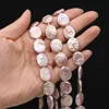 Crystal Heart Natural Freshwater Pearl Baroque Irregular Perforated Pine Pearl Beads DIY Elegant Necklace Bracelet Jewelry Produc