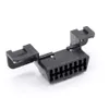 12110250 Electrical Male Waterproof Wire-to-Wire Black 16 Pin Connector For Cars