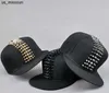 Ball Caps Running Chute Wholesale Male Spike Studs Rivet Baseball Caps Men Hiphop Punk Rock Flat Snapback Hats J230520