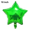 Ballons de Football en aluminium, 11 pièces, décorations d'anniversaire pour enfants garçon, ballon numéro vert, fournitures de Football