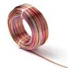 Components 58m/roll 2mm Round Aluminum Wire 3/5 Segment Colorful Metal Wire For Handmade DIY Bracelet Earrings Jewelry Making Findings