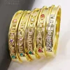 Bangle Christmas Present Bangle Custom Slide Crystal Charms Bangles 2021 Nya Disgn Copper Bangles Kvinnor Bangle Jewelry 51307