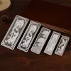 Earrings S999 Sterling Silver New Exquisite Silver Bar Ladies Sterling Silver Investment Party Gift Weight 10g 20g 50g 100g