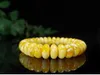 Bangles Natural Amber Stone Balinese Beeswax Bracelet Amber Bracelet Cake Chicken Oil Gold Beads Wheel Abacus Beads Exotic Ornaments